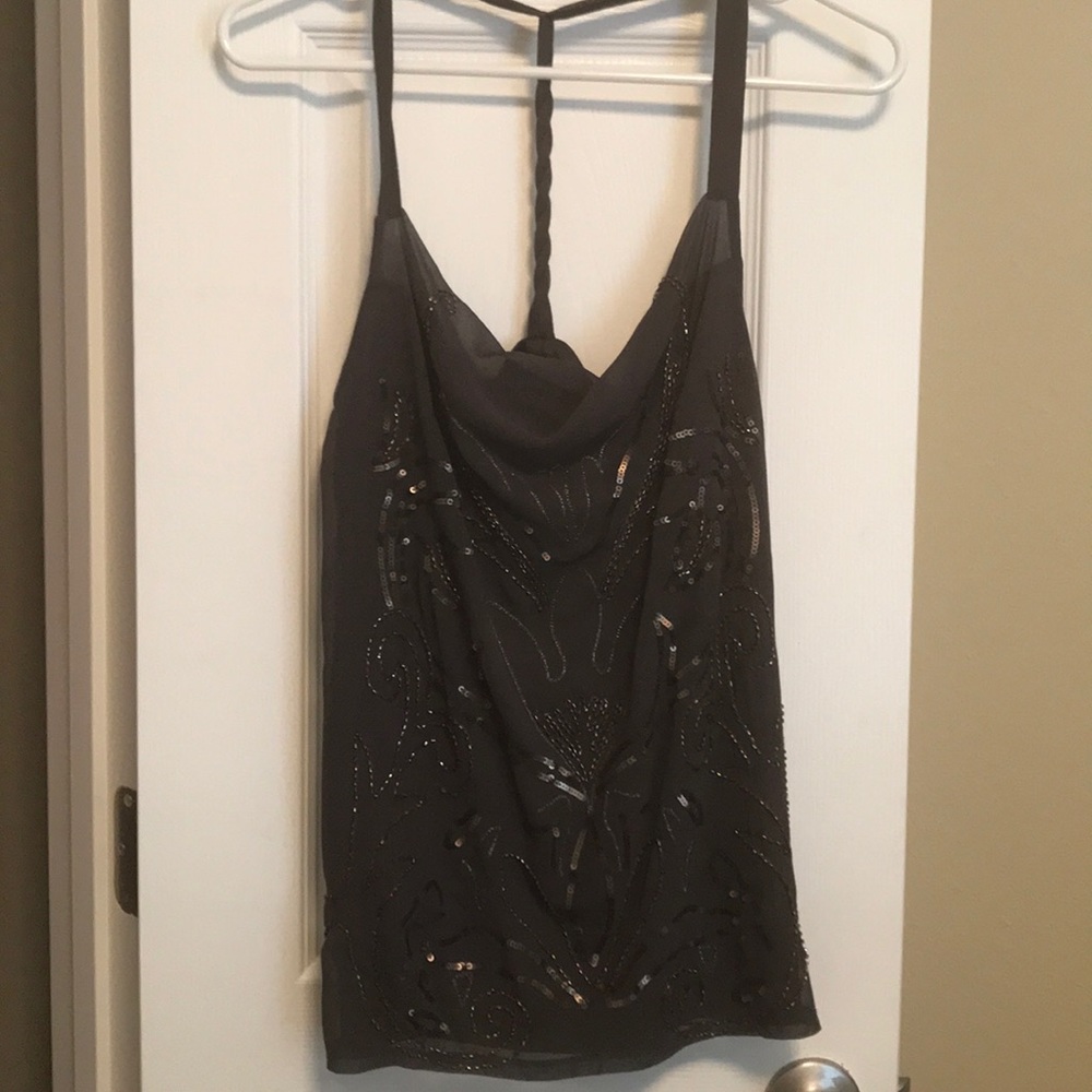 Sheer beaded top